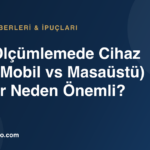 Mobil ve masaüstü cihazlarda SEO ölçümleme farklarını gösteren kavramsal kapak görseli
